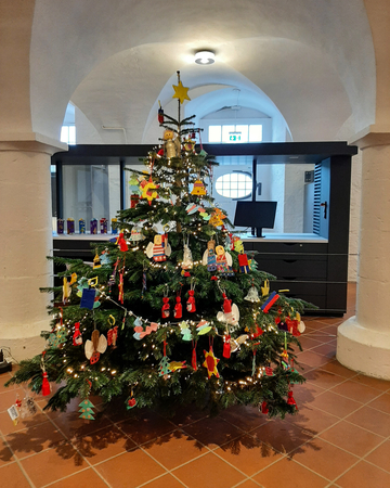 geschmückter Tannenbaum
