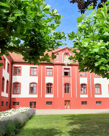 Blick vom Schlossgarten auf das Schloss