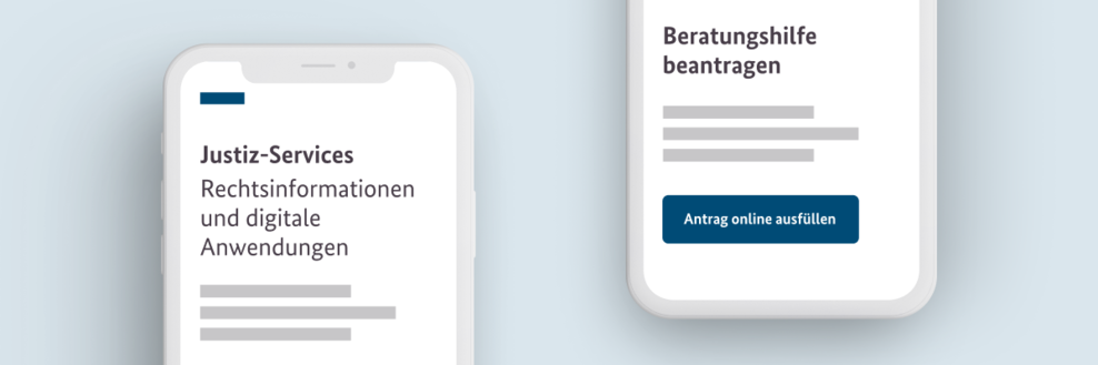 Symbolbild für Online-Beantragung Beratungshilfe